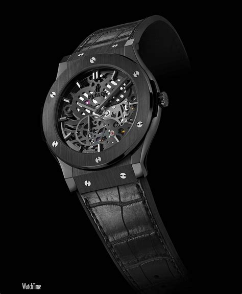 hublot skeleton black|Hublot skeleton watch catalog.